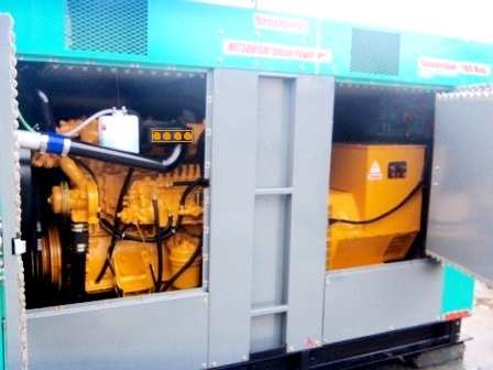 จำหน่ายเครื่องปั่นไฟนำเข้าประกอบใหม่ 150 KVA.รับประกันเครื่องยนต์6เดือนไดปั่นไฟ12เดือน