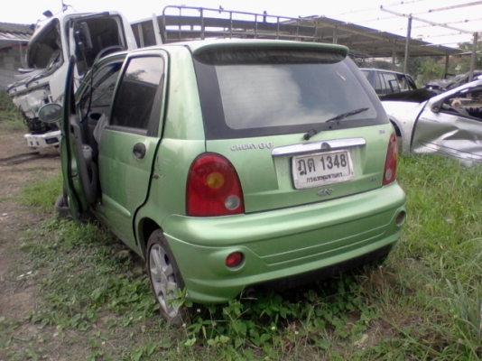 ขายด่วน cherry QQ สีเขียว รถอุบัติเหตุ มีเล่มทะเบียน