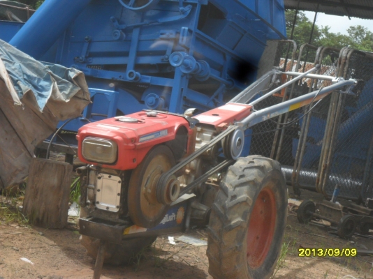 ขายรถไถนาเดินตามคูโบต้า9.5แรงหางสยามพร้อมเทเลอร์อุปกรณ์