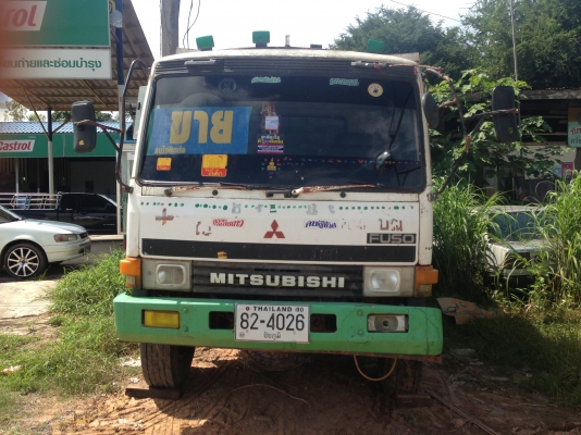ขายด่วน รถสิบล้อมิตซูบิชิ 195แรงม้า 10เกียร์ สองเพลา พร้อมดั๊ม