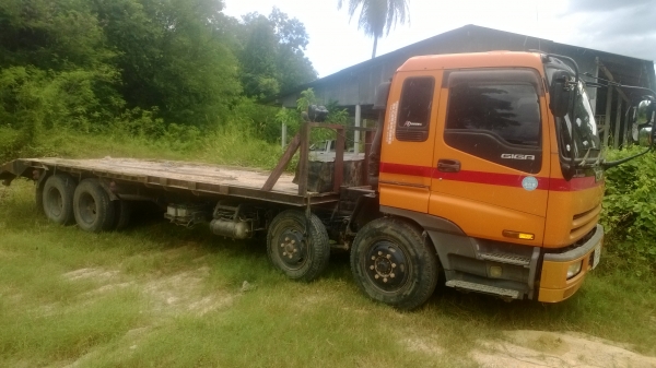 ISUZU GICA12ล้อ2เพลา ท้ายลาด เครื่อง360แรง(เครื่องคอมมอลฯตัวเดียวกับISUZU 360แรงหัวตึก)