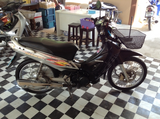 ขาย!!!เวฟ125S กุญแจใหญ่ ปี47 เครื่องเดิมแน่นๆ ทะเบียนครบ