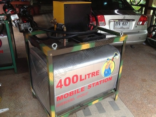 ตู้น้ำมันพร้อมหัวจ่ายของใหม่แกะกล่อง  ขนาดตู้ 400 ลิตร ชุดที่ 2 เพิ่งมาใหม่