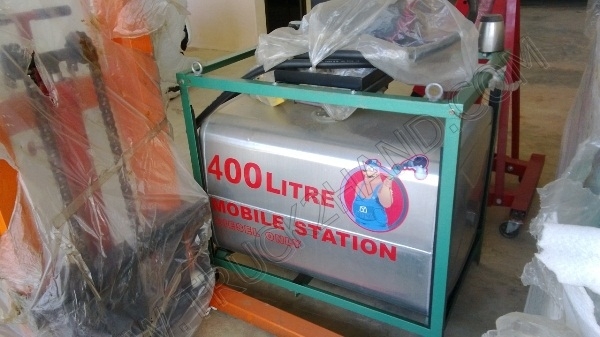 ตู้น้ำมันพร้อมหัวจ่ายของใหม่แกะกล่อง  ขนาดตู้ 400 ลิตร ชุดที่ 2 เพิ่งมาใหม่