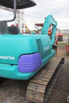 มาแล้วรถขุด Komatsu PC45-1 เก่านอก