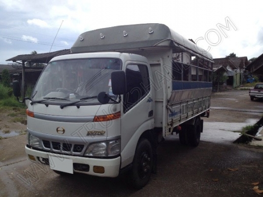 รถบรรทุก 6 ล้อสองแถว ยี่ห้อ HINO รุ่น WU340R 121 แรงม้า รถบรรทุก 6 ล้อสองแถว ยี่ห้อ HINO รุ่น WU340R 121 แรงม้า