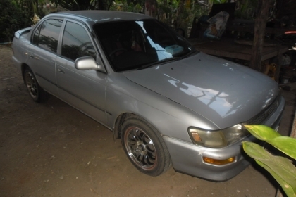 ***ขายแล้วครับขอบคุณ Truck2hand ขาย เก๋งTOYOTA โฉม3ห่วง ปี37/94TOYOTA COROLLA 1.3 วางเครื่องใหม่ 1.5 แก๊สLPG(ลงเล่ม)ประหยัดสุดๆ หมดปัญหาจุกจิกกับระบบแก๊ส เกียร์ธรรมดา พ.พาวเวอร์ แอร์ CD กระจกไฟฟ้า แม็ก ยางดี ภายในสวย พร้อมใช้งาน ราคาต่อรองได้ครับ