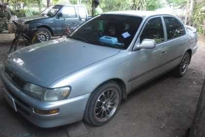 ***ขายแล้วครับขอบคุณ Truck2hand ขาย เก๋งTOYOTA โฉม3ห่วง ปี37/94TOYOTA COROLLA 1.3 วางเครื่องใหม่ 1.5 แก๊สLPG(ลงเล่ม)ประหยัดสุดๆ หมดปัญหาจุกจิกกับระบบแก๊ส เกียร์ธรรมดา พ.พาวเวอร์ แอร์ CD กระจกไฟฟ้า แม็ก ยางดี ภายในสวย พร้อมใช้งาน ราคาต่อรองได้ครับ