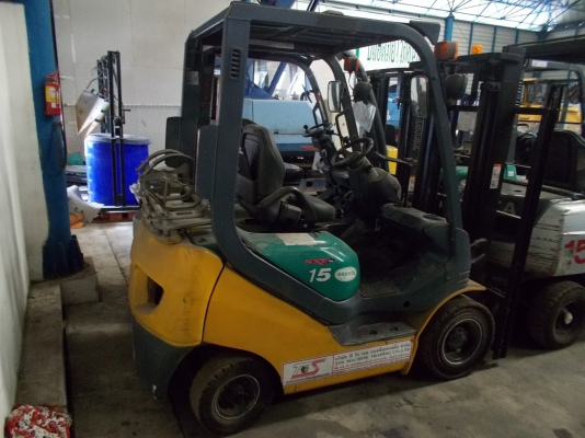 รถฟอร์คลิฟต์ (LPG+เบนซิน) ขนาด 1.5ตัน Komatsu รุ่น:FG15HT20 ซีเรียล:M221-658651 ปี:2006 ชั่วโมง:5818
