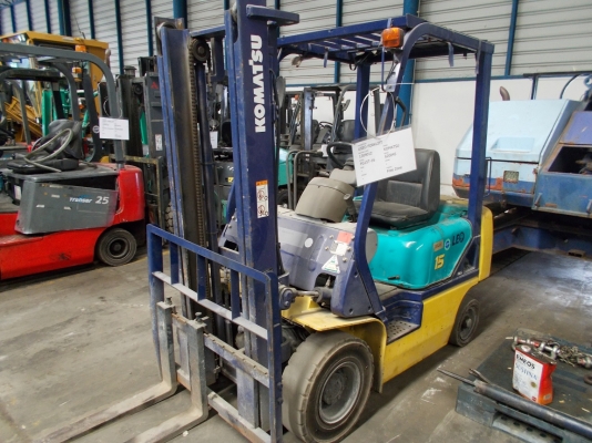 รถฟอร์คลิฟต์ (LPG+เบนซิน) ขนาด 1.5ตัน Komatsu รุ่น:FG15T-16 ซีเรียล:620045 ปี:1998 ชั่วโมง:8914 นำเข้ายี่ปุ่น