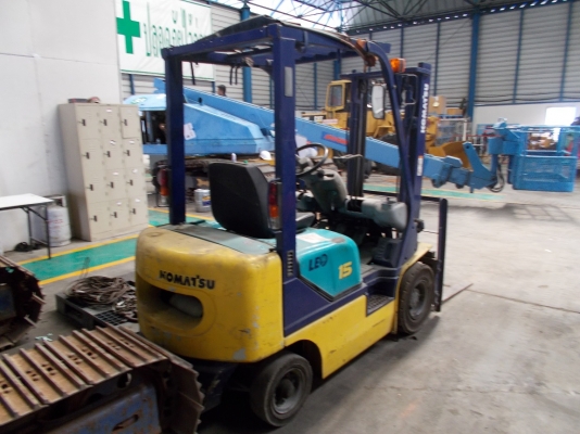 รถฟอร์คลิฟต์ (LPG+เบนซิน) ขนาด 1.5ตัน Komatsu รุ่น:FG15T-16 ซีเรียล:620045 ปี:1998 ชั่วโมง:8914 นำเข้ายี่ปุ่น