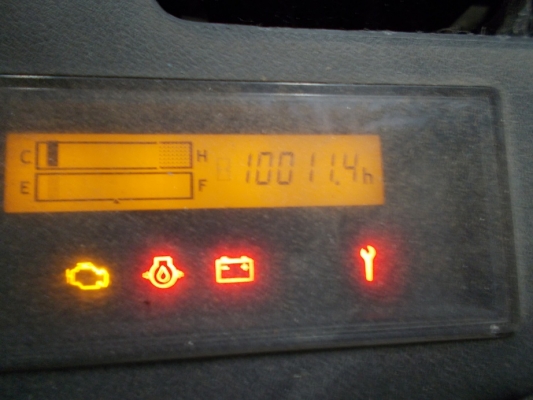 รถฟอร์คลิฟต์ (LPG+เบนซิน) ขนาด2ตัน TOYOTA รุ่น:02-8FGL20 ซีเรียล:8FGL25-10130 ปี:2006