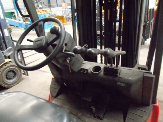 รถฟอร์คลิฟต์ (แบตเตอรี่) ขนาด2.5ตัน Nichiyu รุ่น:FB25PN-70B-600MSF ซีเรียล:241AC0729 เสาสูง 6เมตร แผงงาเลื่อนได้