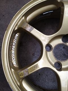 ขายล้อRG2 ขอบ15 กว้าง6.5ออฟ38 สีทอง ถูกๆ