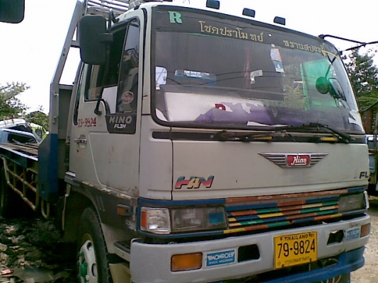 ขาย10ล้อ ฮีโน่สิงไฮเทคFL3HTP เครื่องHO7D 195แรงม้า ยาว7.30เมตร 1เพลา พื้นเรียบ เบรคจิฟฟี่ พวงมาลัยพาวเวอร์ รถออกห้างแท้ๆ สภาพดีพร้อมใช้