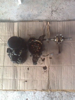 ขายข้อเหวี่ยงเดิม ksr และแคร้งเครื่อง