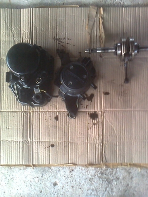 ขายข้อเหวี่ยงเดิม ksr และแคร้งเครื่อง