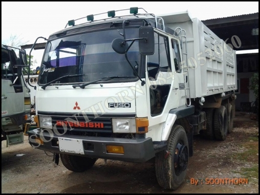ขายด่วน รถบรรทุก 10 ล้อ ดั้ม MITSUBISHI FUSO 527M-TD 195 แรง สภาพเดิมๆ พร้อมใช้งาน ราคาสุดคุ้ม