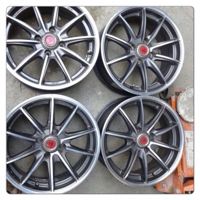 ขายแม็กมือ2ขอบ 15 Lenso Samulai 4 รู100 ราคา 6,800บาท ใส่ฟรี