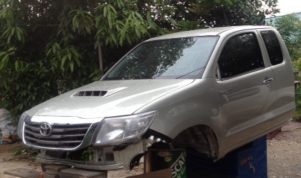 ขาย หัวเก๋ง พร้อมอุปกรณ์ 90\% วีโก้ แช้มป์ สมาร์ทแค็ป ปี 2012  สีบรอนซ์ทอง