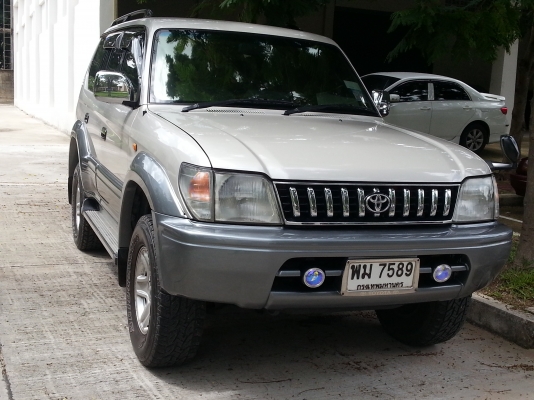 prado สวย มือเดียว ปี1997 auto เบาะหนังvip แก็สlpg หัวฉีด