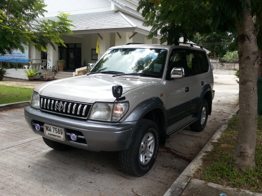 prado สวย มือเดียว ปี1997 auto เบาะหนังvip แก็สlpg หัวฉีด