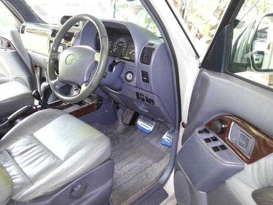 prado สวย มือเดียว ปี1997 auto เบาะหนังvip แก็สlpg หัวฉีด