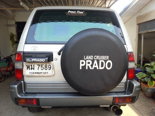 prado สวย มือเดียว ปี1997 auto เบาะหนังvip แก็สlpg หัวฉีด