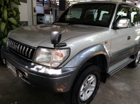 prado สวย มือเดียว ปี1997 auto เบาะหนังvip แก็สlpg หัวฉีด