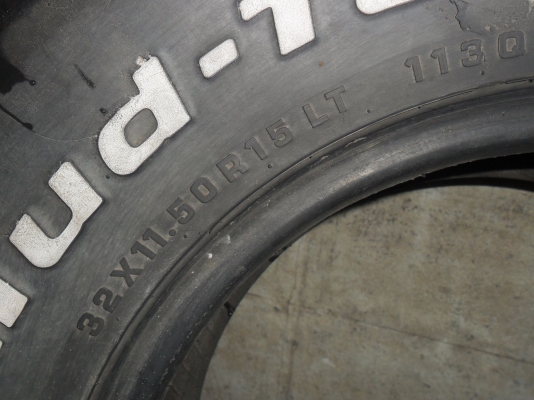 ยาง BFGoodrich 32*11.50R15 สวยๆ มี 1 เส้น ราคา 900 บาท