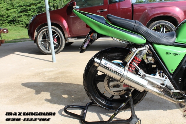 แม็กสิงห์บุรี//CB400 ปี95 คาร์บูไฟฟ้า แต่งสวย ทะเบียนพร้อมโอน โครตถูกๆ 69000 ด่วน