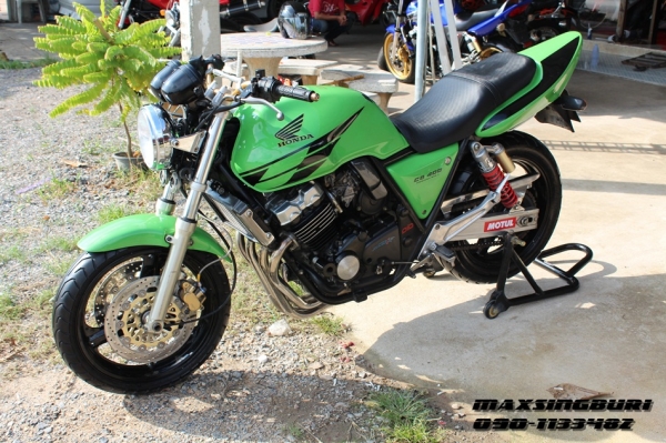 แม็กสิงห์บุรี//CB400 ปี95 คาร์บูไฟฟ้า แต่งสวย ทะเบียนพร้อมโอน โครตถูกๆ 69000 ด่วน