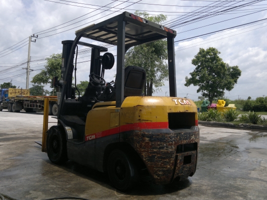 ขายรถฟอร์คลีฟท์ TCM FD25C-3 เสาฟูลฟรีเข้าตู้ได้สูง 3เมตร เกียร์ออโต้ปี2008,รถนอกนำเข้า รถสวยราคาไม่แพงครับติดต่อ มานะ 085-9049669