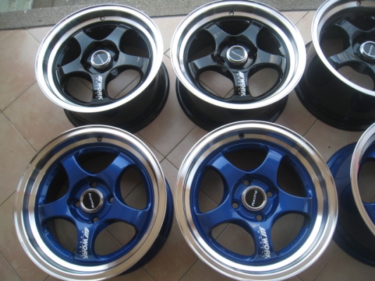 ขายล้อแม็กใหม่ S1 ขอบ15xหน้า 7.5 et38 หลัง 8.5 et25 4รู100พร้อมจุ๊ป Rays 1 ชุดครับ สนใจติดต่อเล็กคลองสามครับ (081-3747940)