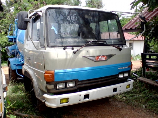 รถโม่ปูน 6ล้อ ฮีโน่ 2.5Q รถเก่าญี่ปุนพร้อมใช้ ราคาถูก