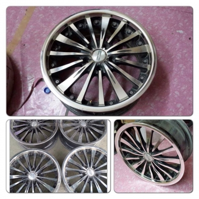 ขายแม็กมือ2 Laser sword สีดำหน้าเงา ขอบ17 5 รู114 ราคา 7,300 บาทถูก