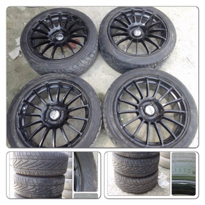 ขายแม็กมือ2ลาย Model F15 ขอบ17 4รู100+ ยางปี12 ราคา12,500 บาทถูก