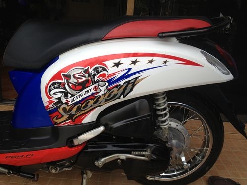 HONDA SCOOPY I ลายACTTIVE BOYรถปี2012วิ่ง3xxxโลสวยกริ้บ