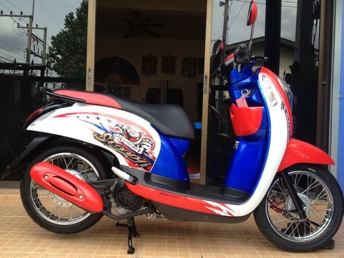 HONDA SCOOPY I ลายACTTIVE BOYรถปี2012วิ่ง3xxxโลสวยกริ้บ