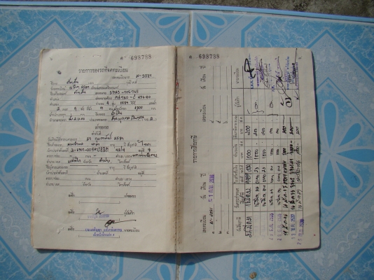 เล่มทะเบียน datsun 720