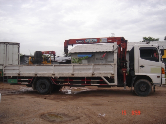 ขาย 6ล้อ HINO MEGA FC 4J ติดเฮี๊ยบ UNIC 3.30 กระบะคาโก้ยาว6เมตร สภาพสวยพร้อมใช้ ติดต่อได้ที่คุณ อ๊อฟ พิจิตร 086-737-9991
