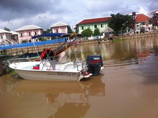 ลดราคา เรือใหม่ ไม่มีเวลาเล่น Smart Cat 15 ฟุต