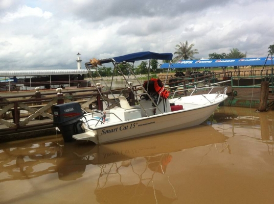 ลดราคา เรือใหม่ ไม่มีเวลาเล่น Smart Cat 15 ฟุต