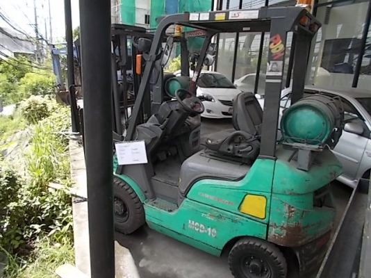 รถฟอร์คลิฟต์ (LPG+เบนซิน) ขนาด 1.5ตัน Mitsubishi รุ่น:FGE15T ซีเรียล:F25C-58311 ปี:2007 เลื่อนแผงงาได้