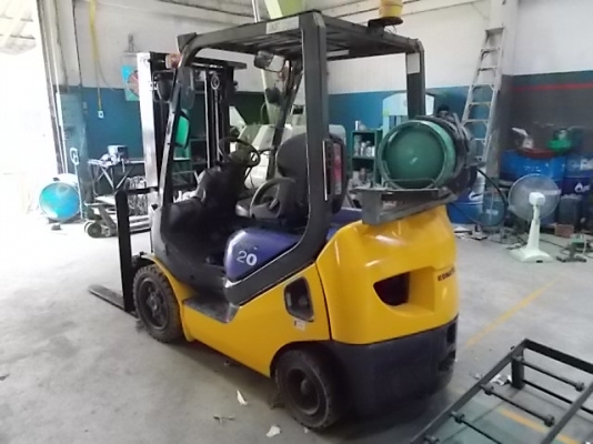 รถฟอร์คลิฟต์ (LPG+เบนซิน) ขนาด 2ตัน Komatsu รุ่น:FG20NT-16 ซีเรียล:730361 ปี:2007 ชั่วโมง:4611 งาเลื่อนได้อิสระ