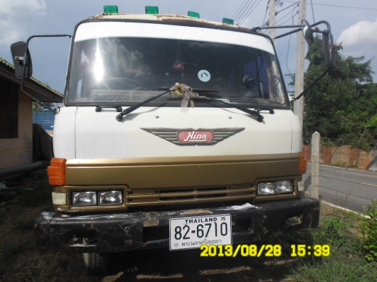 รถเทเลอร์ 10ล้อ 1 เพลา HINO 185 แรง