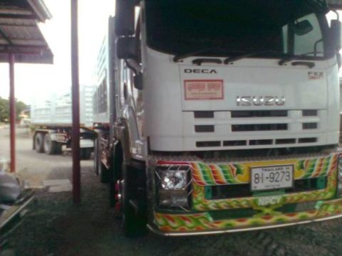 ขายรถ 22 ล้อพ่วงแม่-ลูกดัมพ์ ISUZU DECA 360 ปี 2553 ลูกพ่วง 3 คานแท้ดัมพ์กระบะสามมิตรลอนนอนคอกเสมอหัว ราคา 3280000