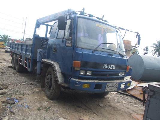 ขายสิบล้อ  ISUZU 175 HP, ติดเครน 4 -5ตัน(พร้อมใช้งาน)ถูกๆ