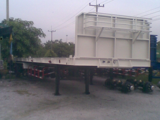 หางพื้นเรียบ3เพลาใหม่สีขาวมาแล้ว..ลดราคาถูกๆๆไปเลย460000