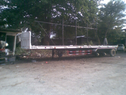 หางพื้นเรียบ3เพลาใหม่สีขาวมาแล้ว..ลดราคาถูกๆๆไปเลย460000